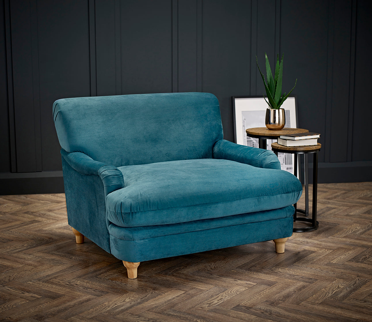 Plumpton Chair Peacock Blue