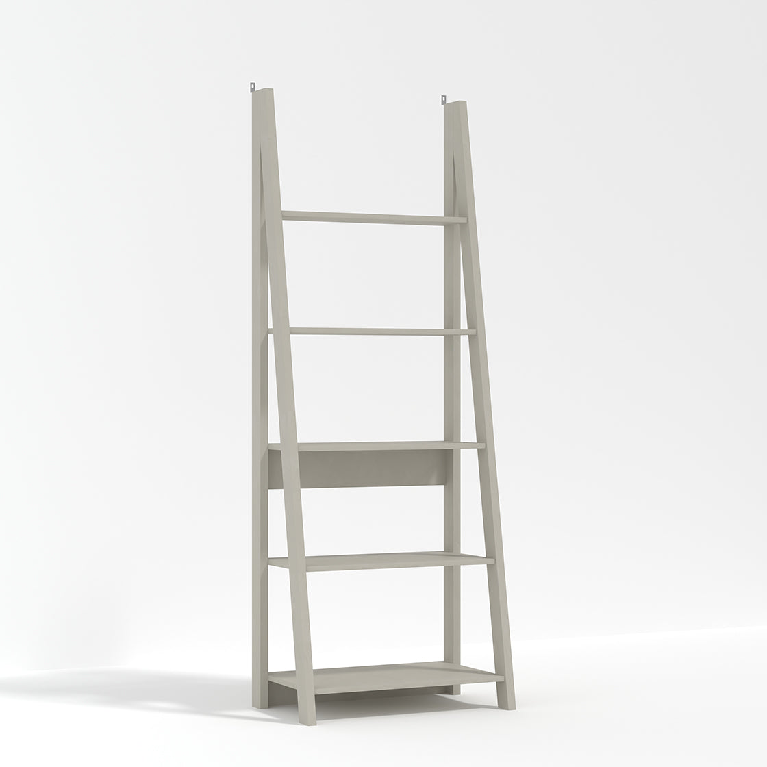 Tiva Ladder Bookcase Grey